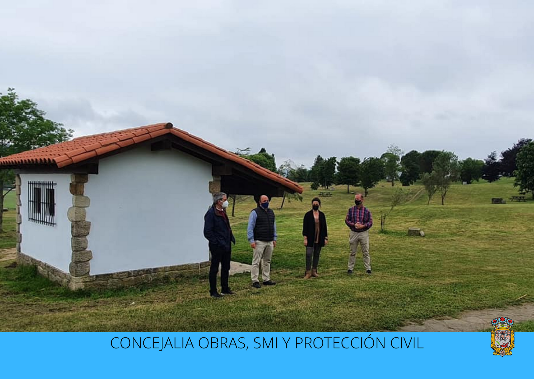 Suances y Santillana del Mar realizan trabajos de mejora y mantenimiento en el Parque de la Alianza