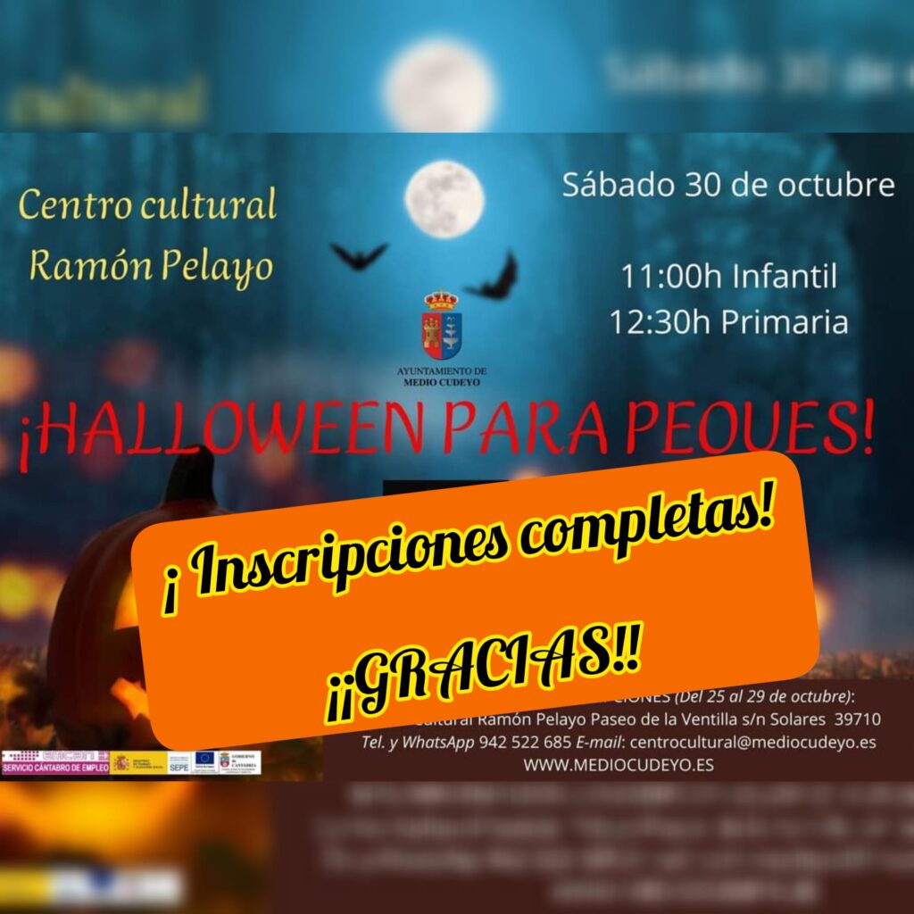 Plazas agotadas para Halloween | Ayto. Medio Cudeyo