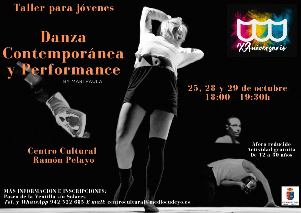 TALLER DE DANZA CONTEMPORÁNEA Y PERFORMANCE PARA JÓVENES