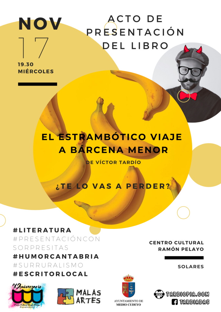 Presentación del libro «El estrambótico viaje a Bárcena Menor»