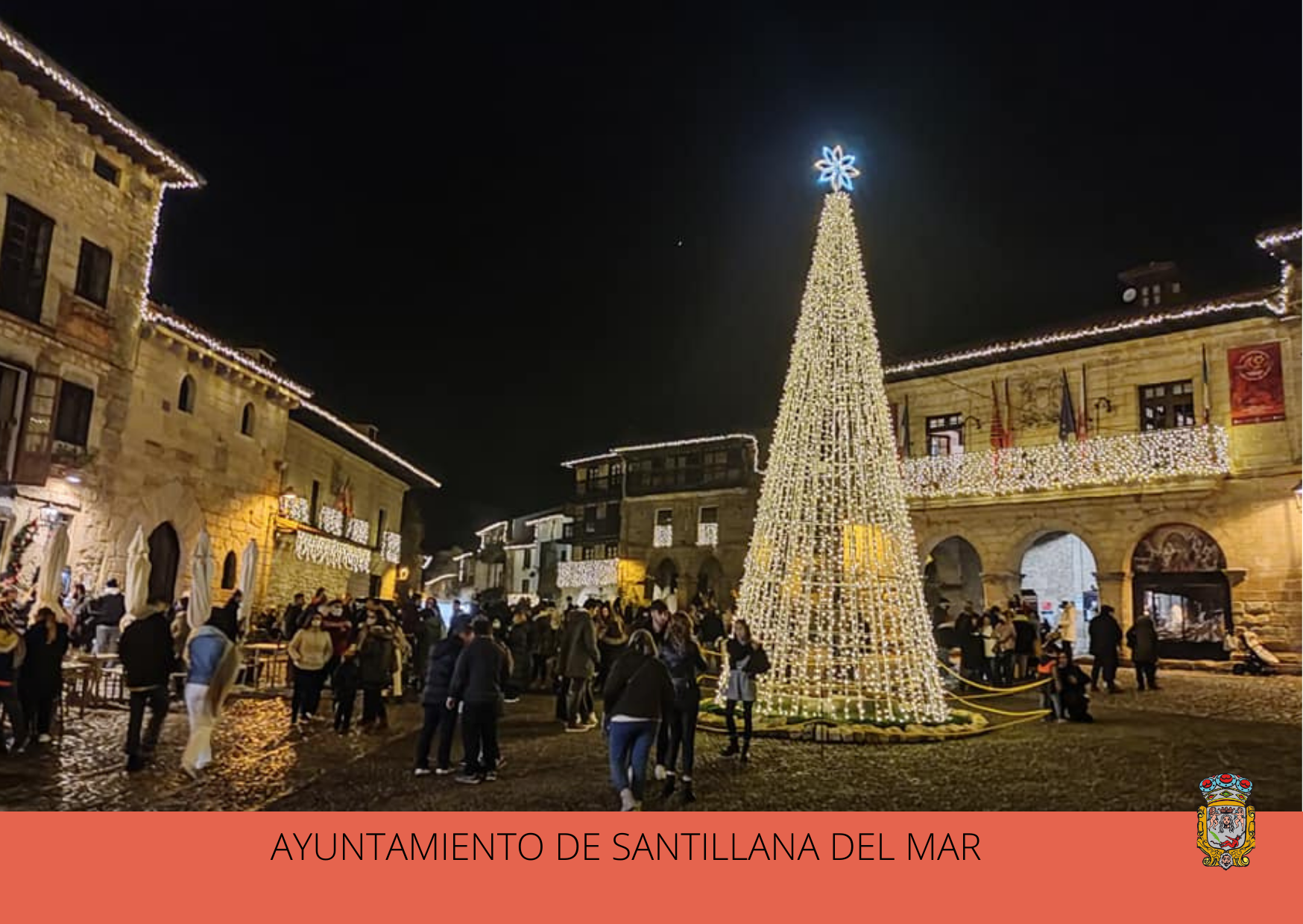 El Ayuntamiento de Santillana del Mar ilumina el municipio con 120.000 bombillas navideñas