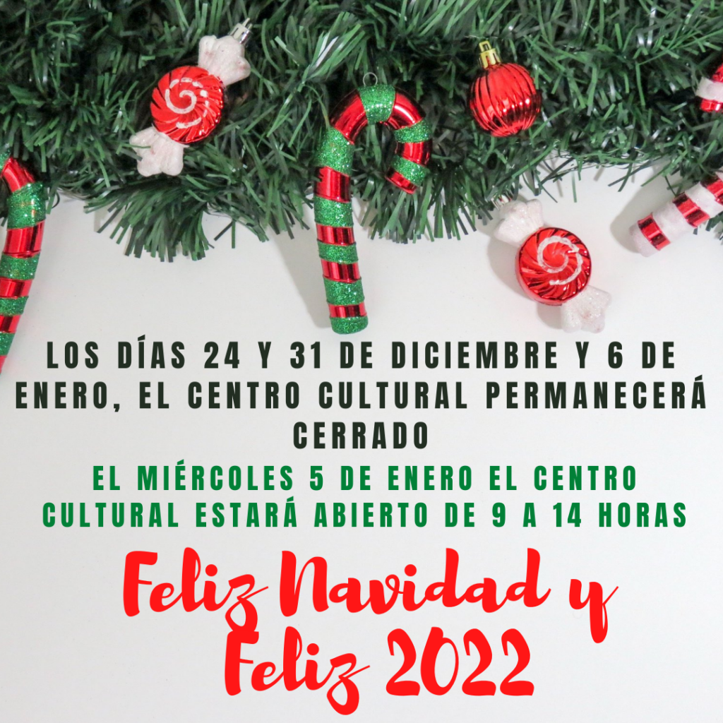 Horarios del Centro Cultural en Navidad