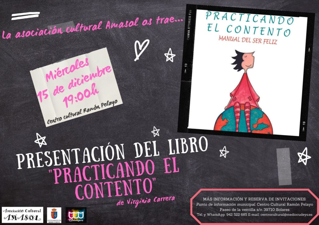 presentación del libro ‘practicando el contento’ de Virginia Carrera