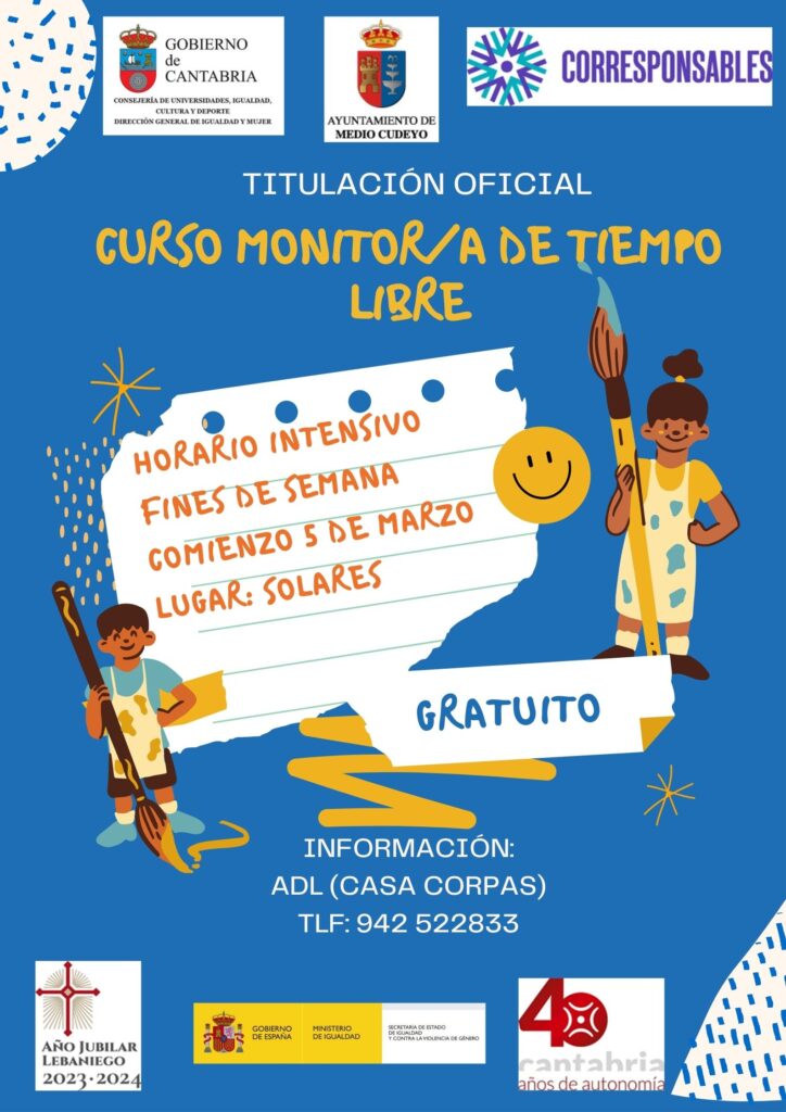 CURSO MONITOR/A DE TIEMPO LIBRE INTENSIVO