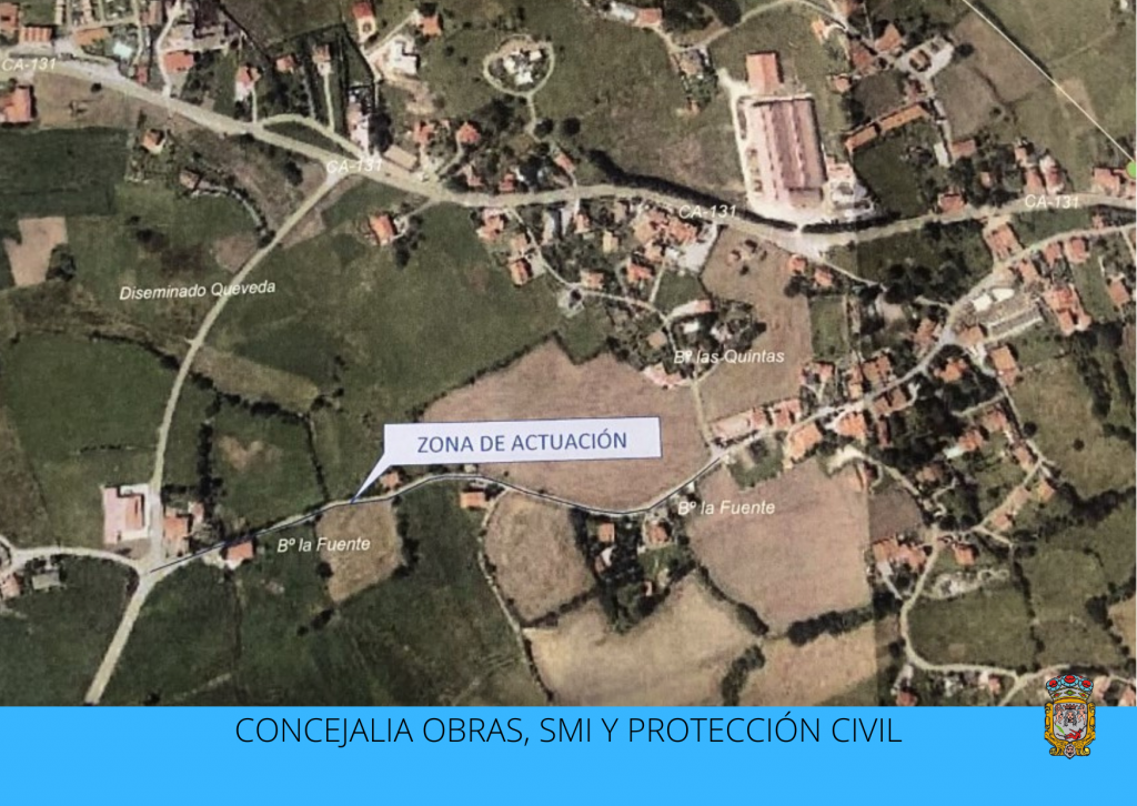 El Ayuntamiento de Santillana del Mar saca a licitación el proyecto de ampliación de calzada en el barrio la fuente en Queveda