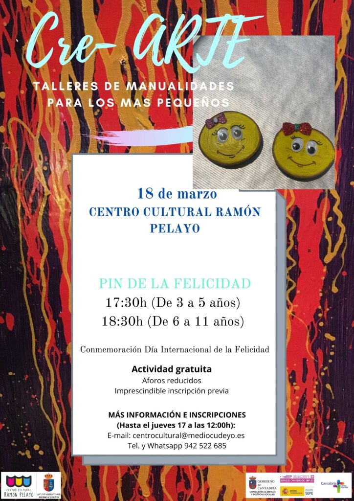 CRE-ARTE: tALLER DE MANUALIDADES PARA LOS MÁS PEQUEÑOS