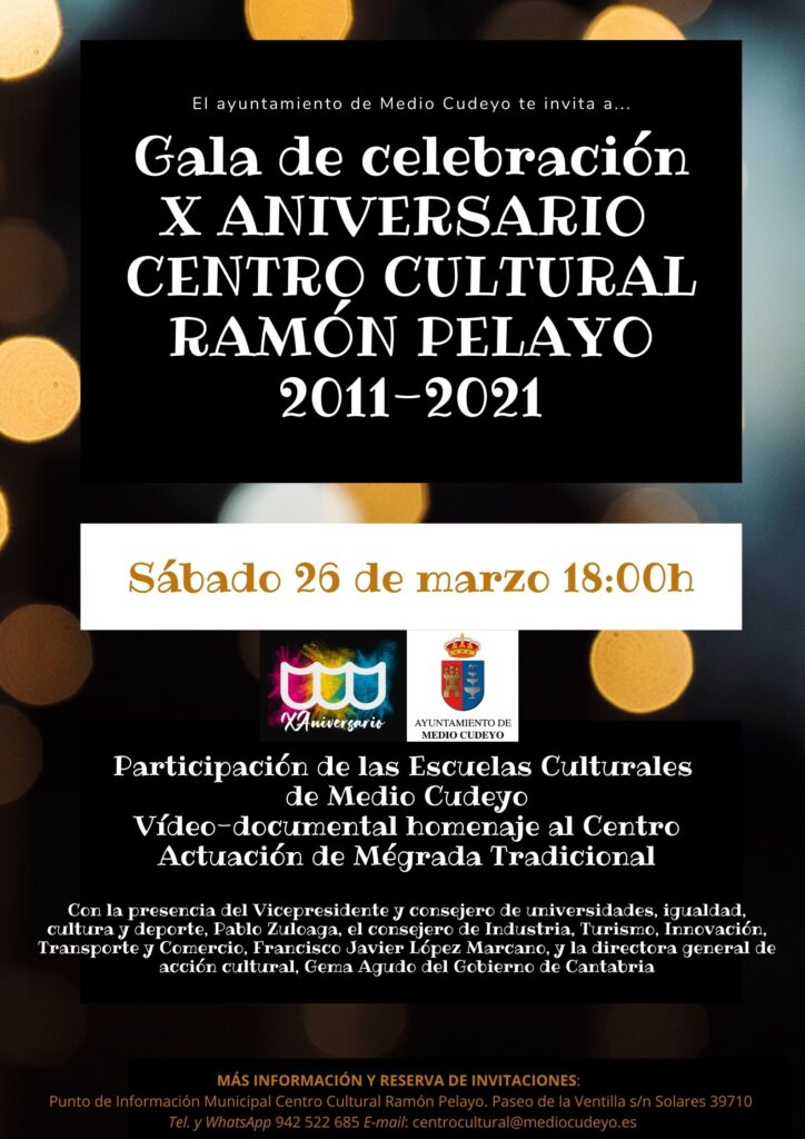 Gala X Aniversario del Centro Cultural Ramón Pelayo
