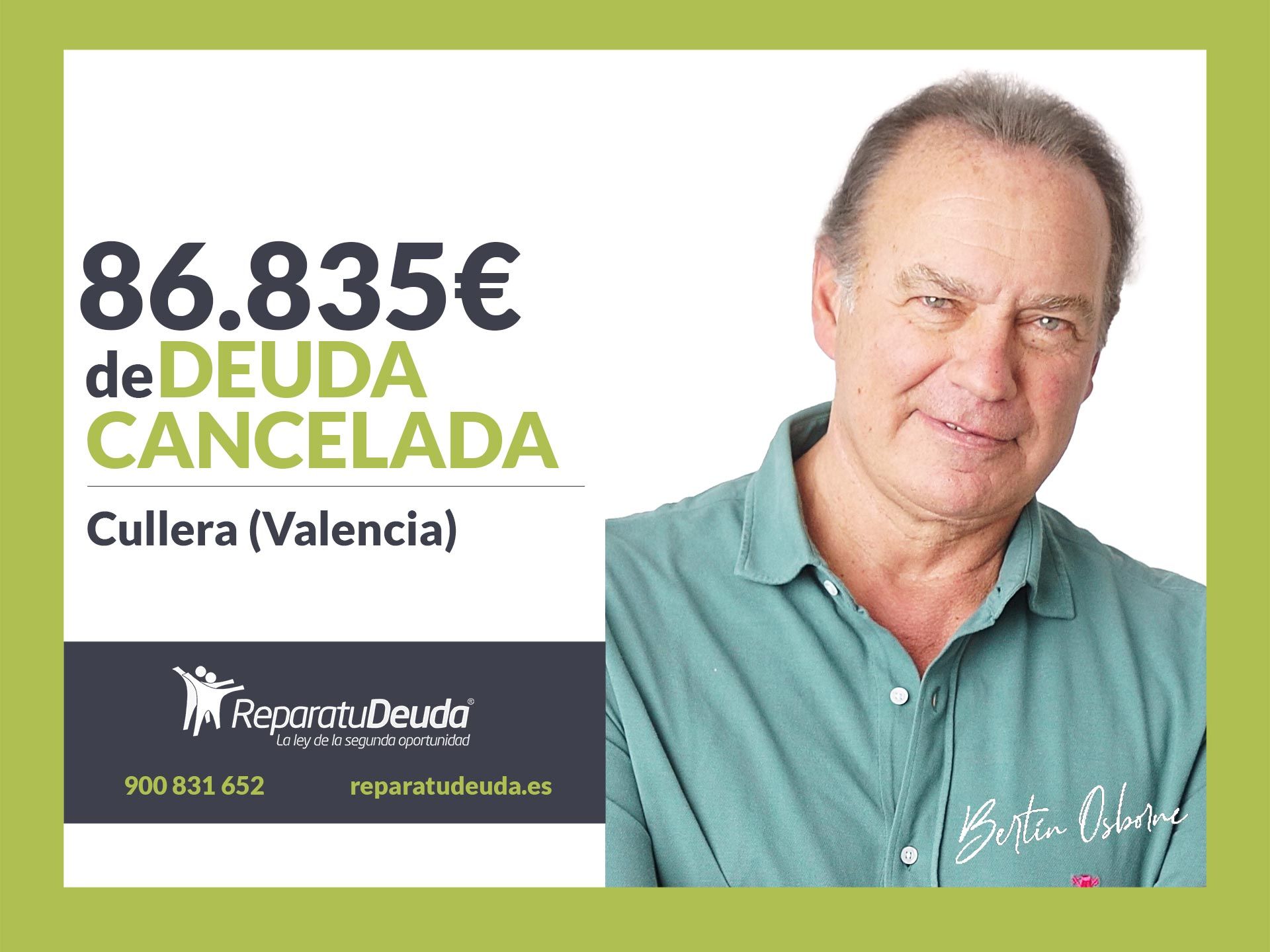 Repara tu Deuda Abogados cancela 86.835€ en Cullera (Valencia) con la Ley de la Segunda Oportunidad