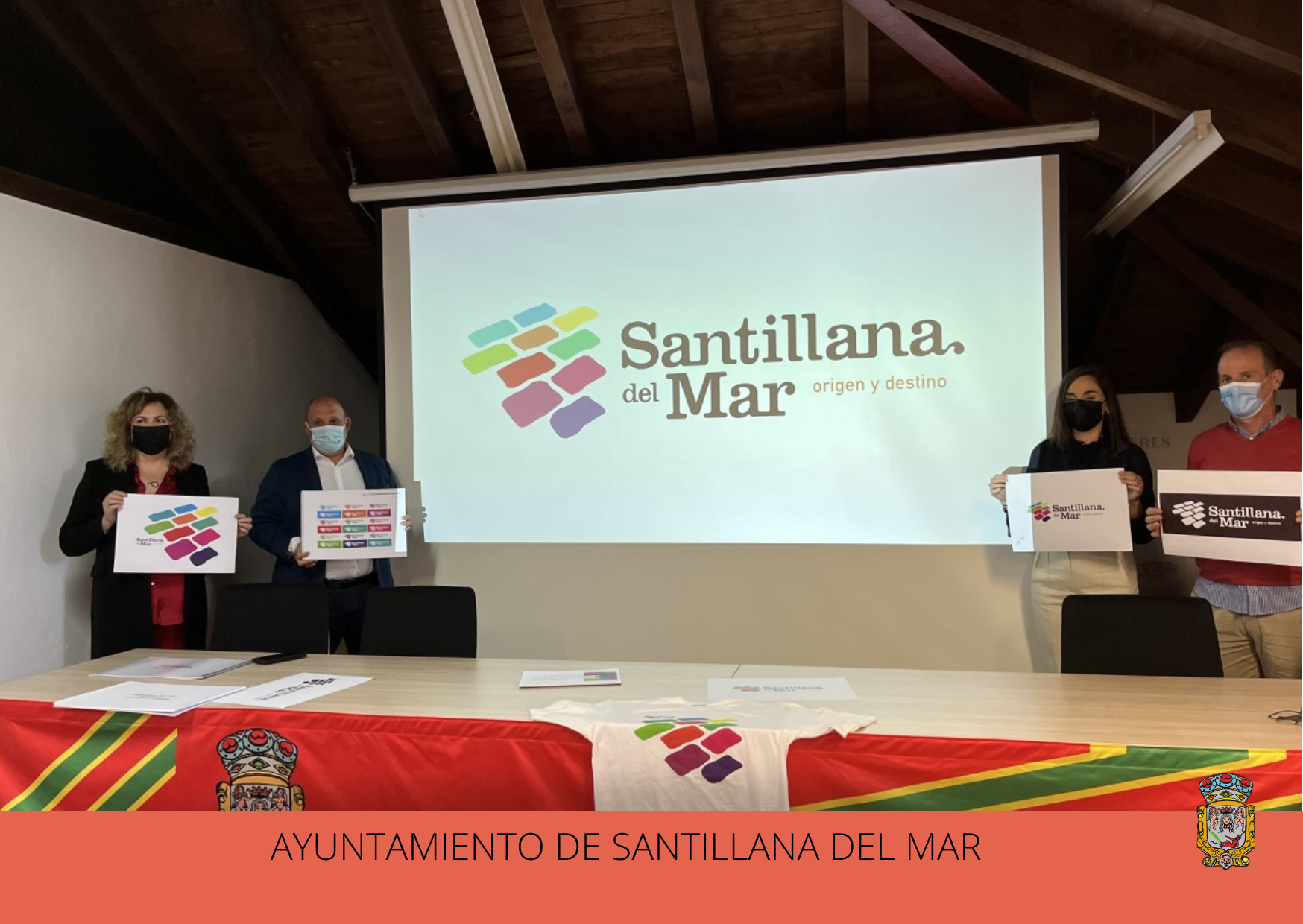 Santillana del Mar presenta su nuevo logo y slogan 'Origen y Destino'