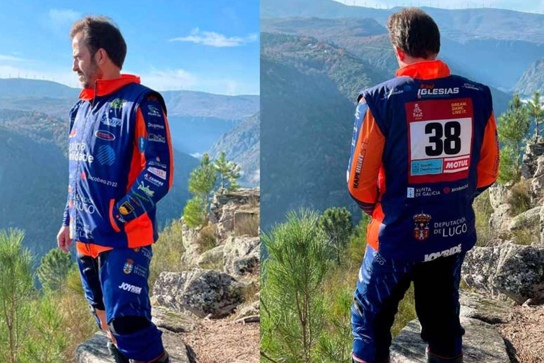 La equipación Dakar de ADHESIVOSEMBARRADOS