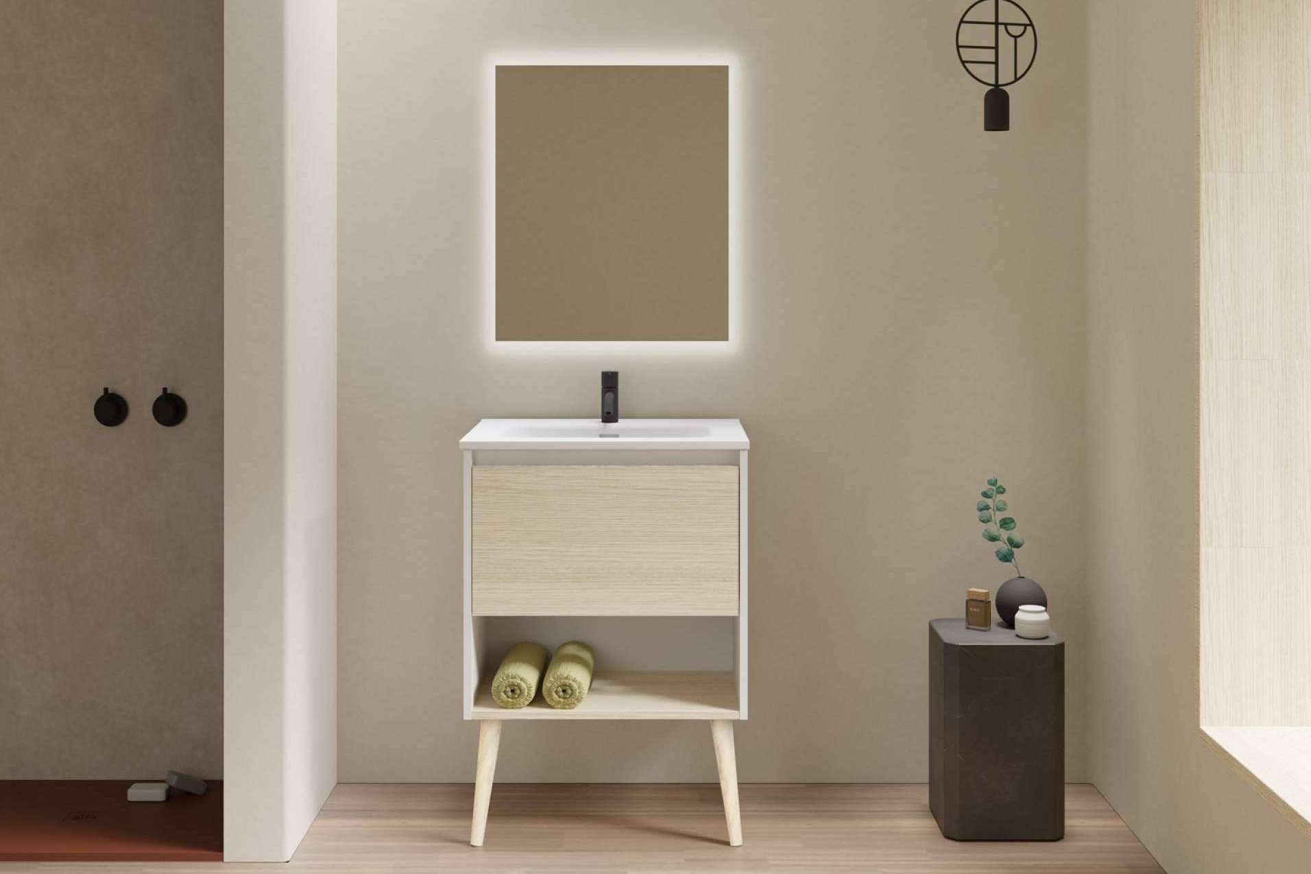 El amplio catálogo de muebles para el baño de Mamparas Blau