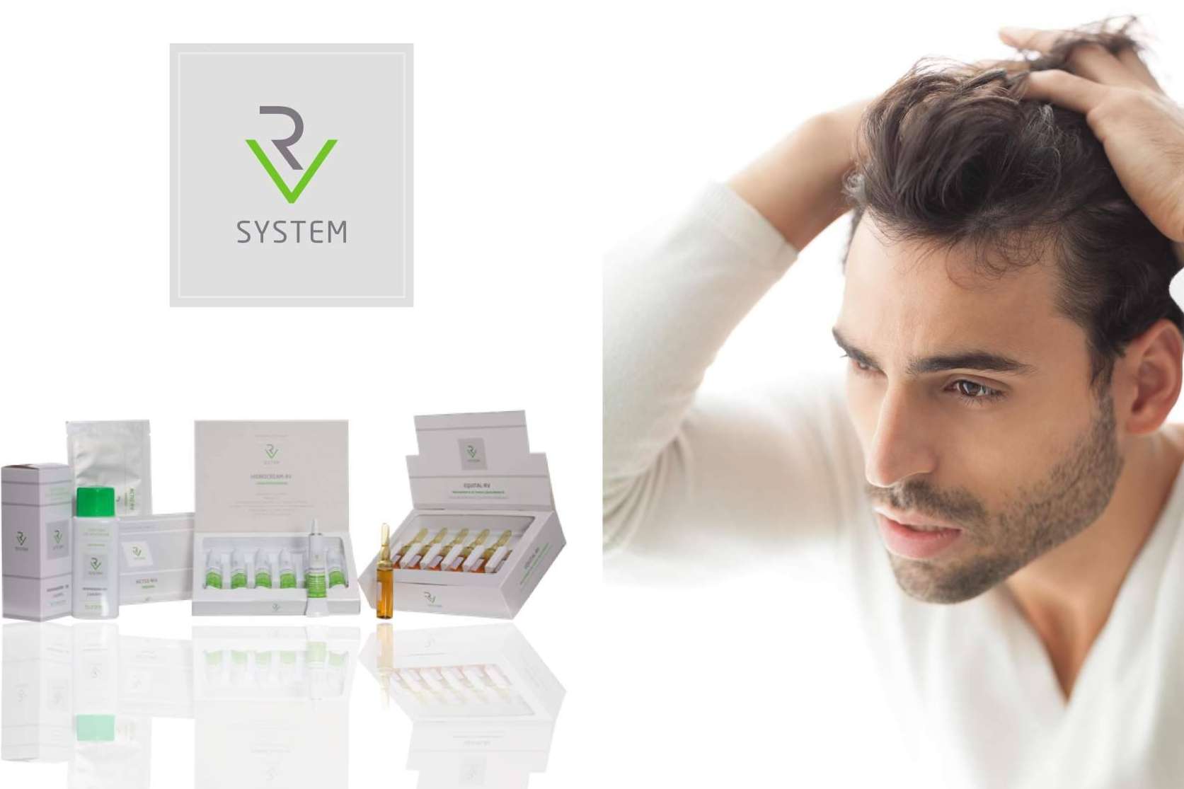 Tratamiento anticaída que mejora la calidad y densidad del cabello, con RV SYSTEM