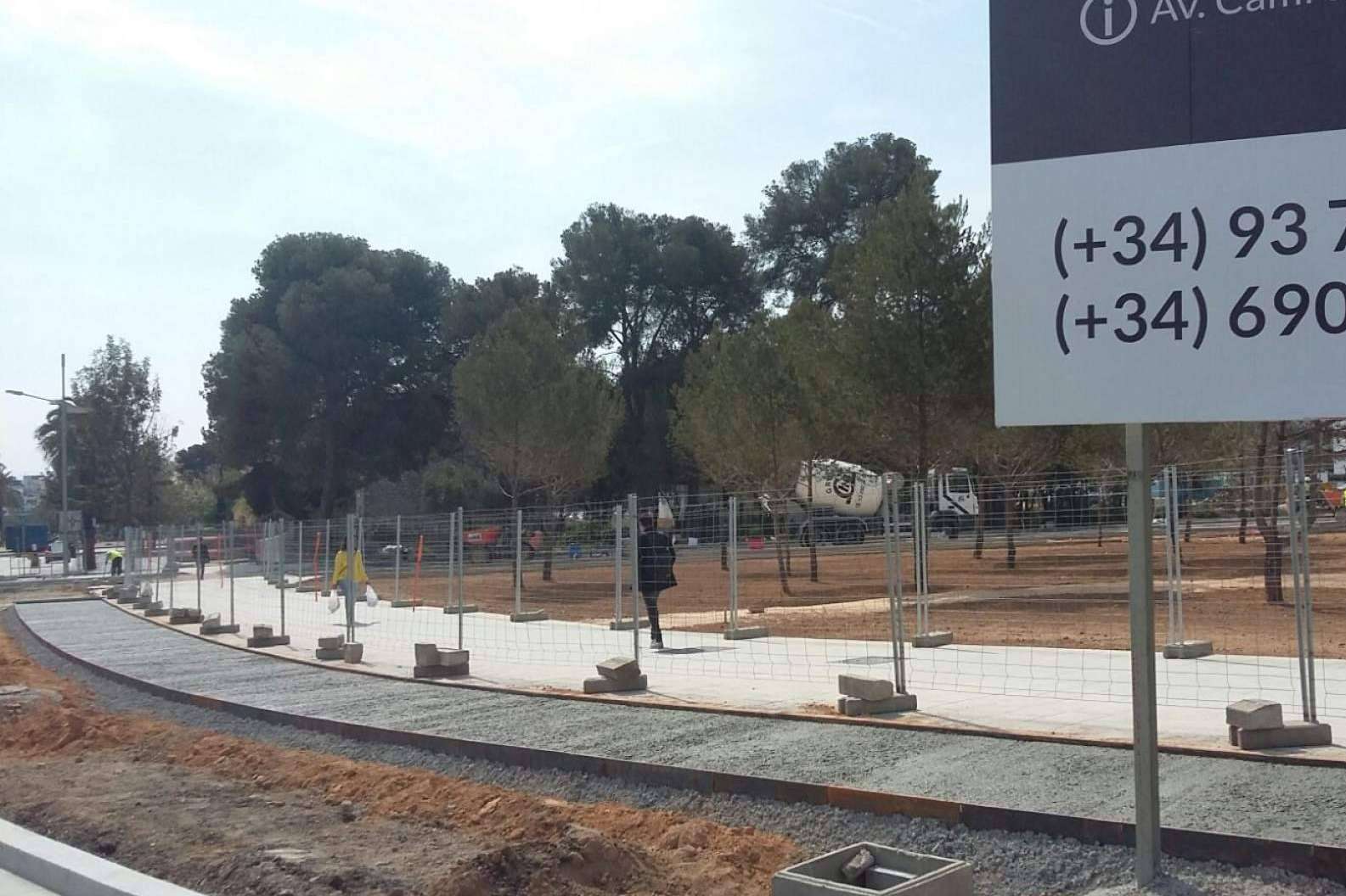 Microfibras Fibratec en la construcción de bicisendas