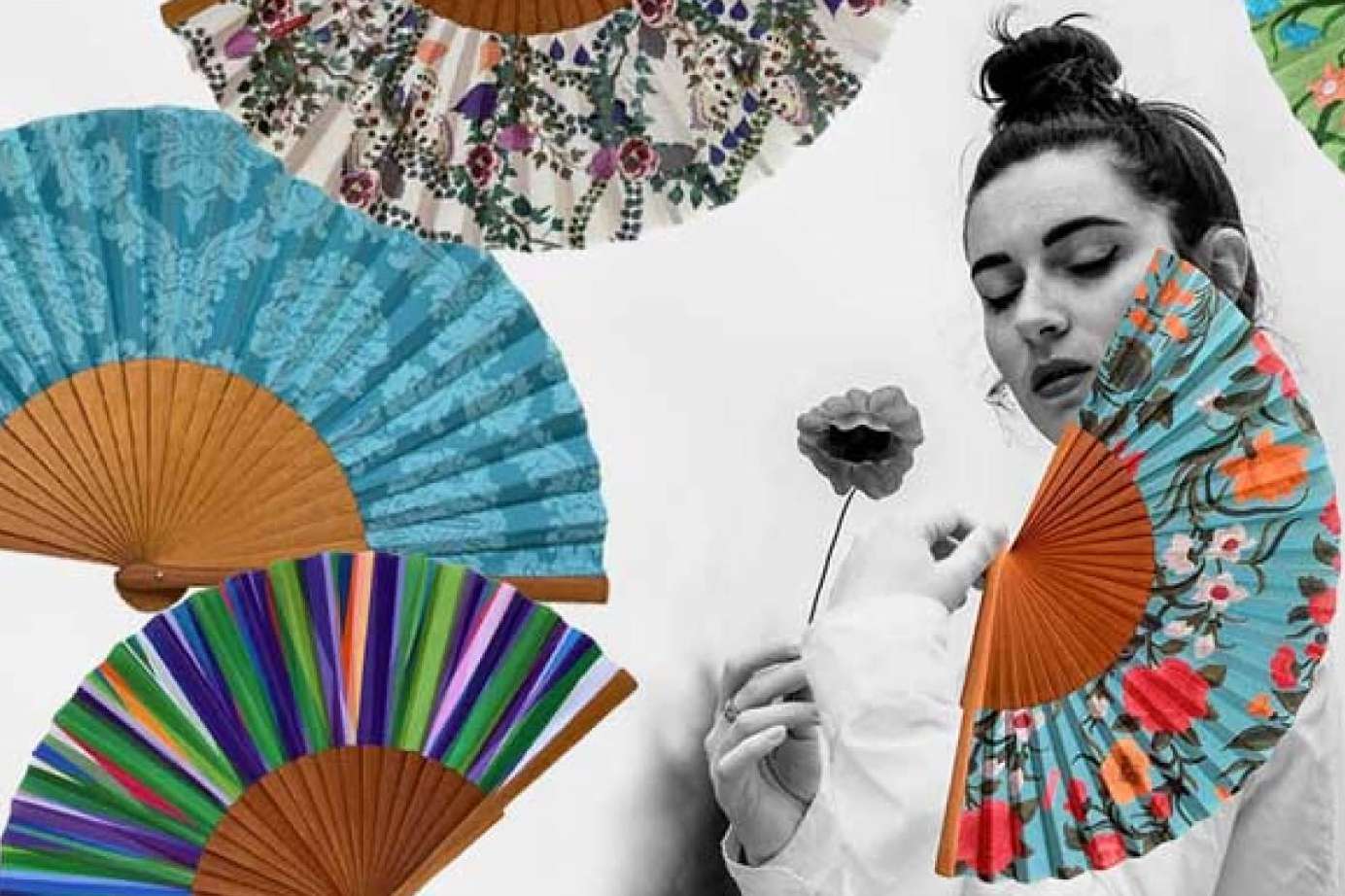 Los abanicos artesanales de Santacana permiten disfrutar del verano con estilo
