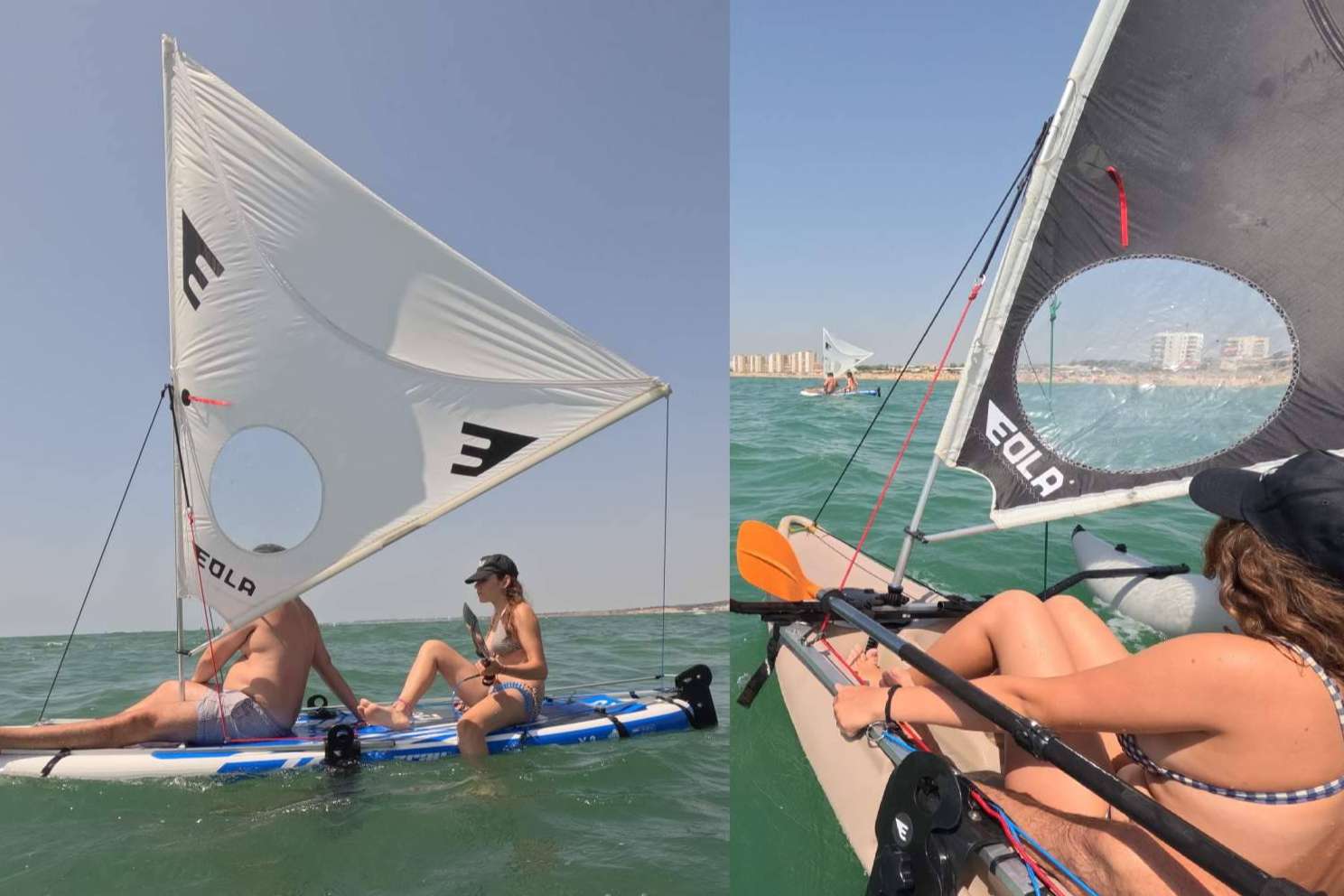 Los productos de EOLA permiten que personas de todas las edades practiquen kayak y paddle con vela