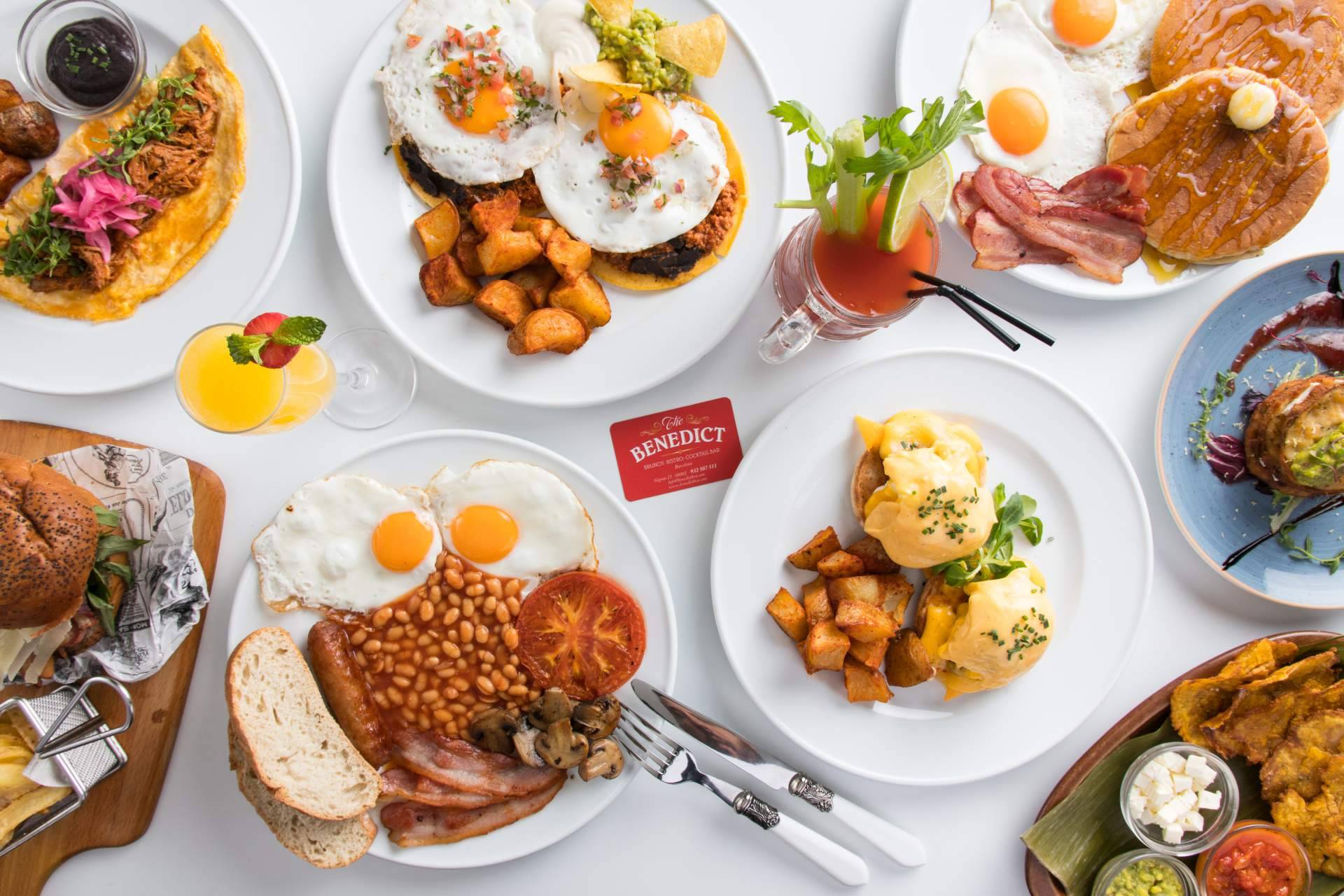 The Benedict Brunch es un lugar muy recomendado para disfrutar comida gourmet