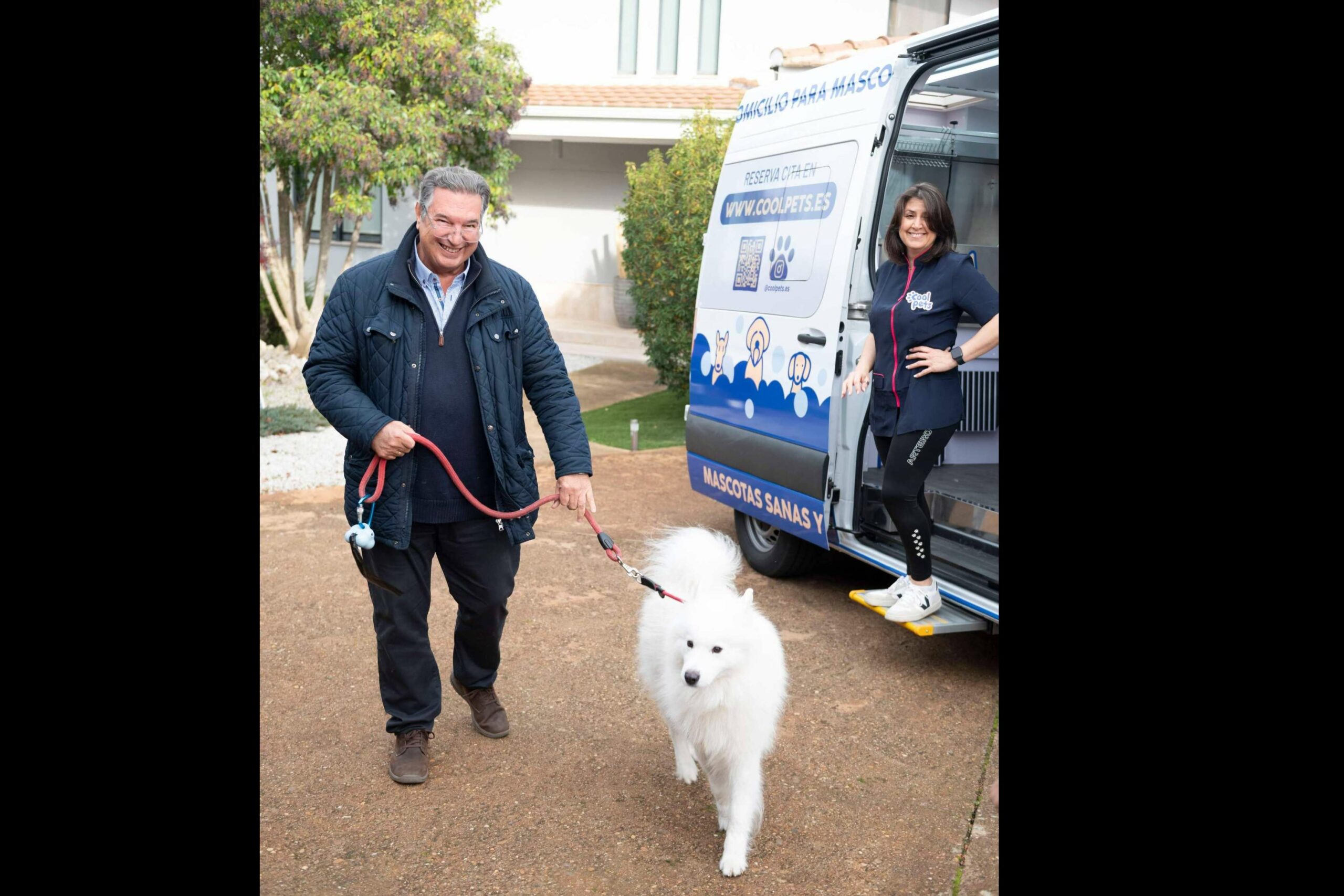Llega a España un innovador servicio de peluquería móvil a domicilio para mascotas