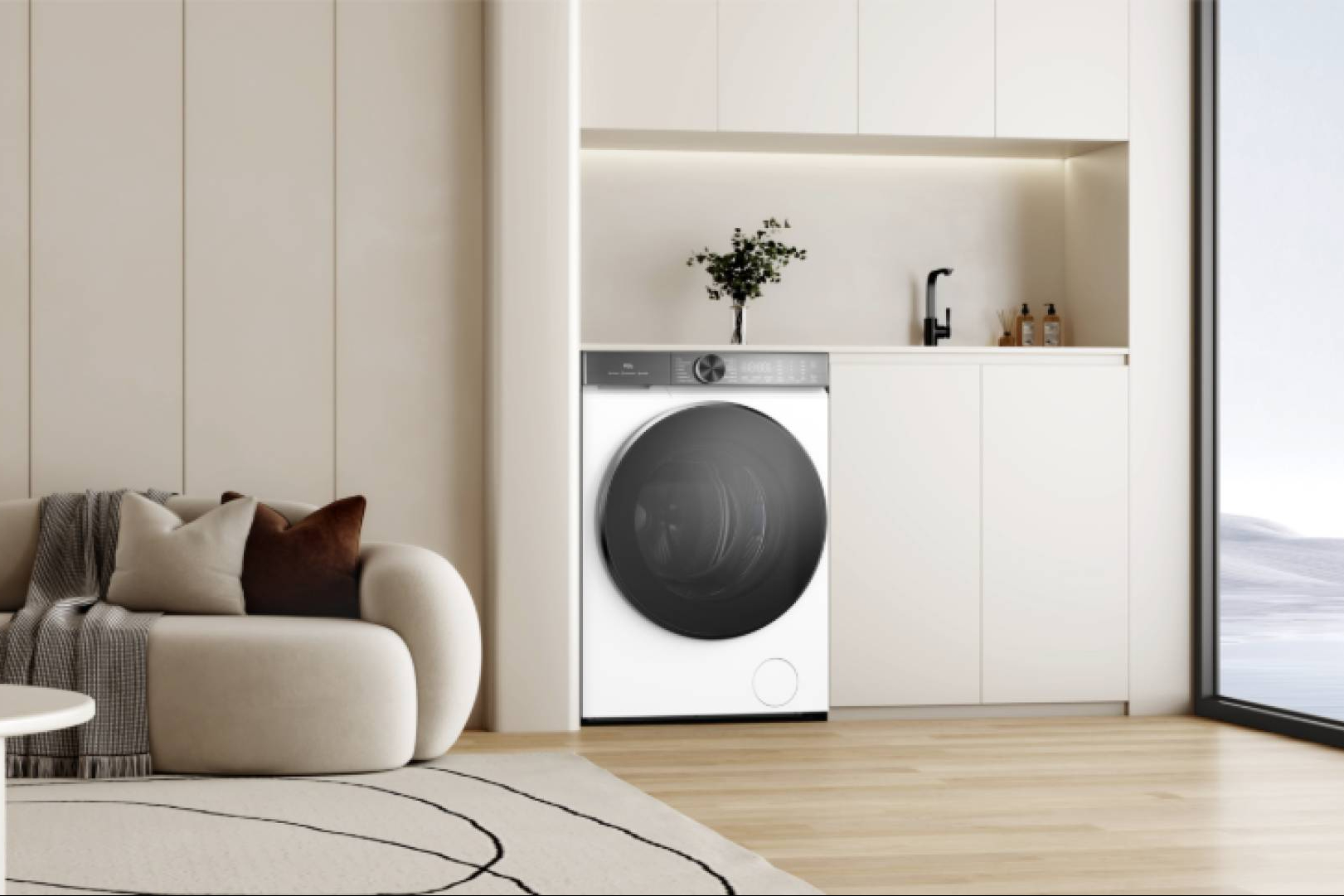 Lavandería eficiente e higiénica con la lavadora Super Drum® P5 Series de TCL