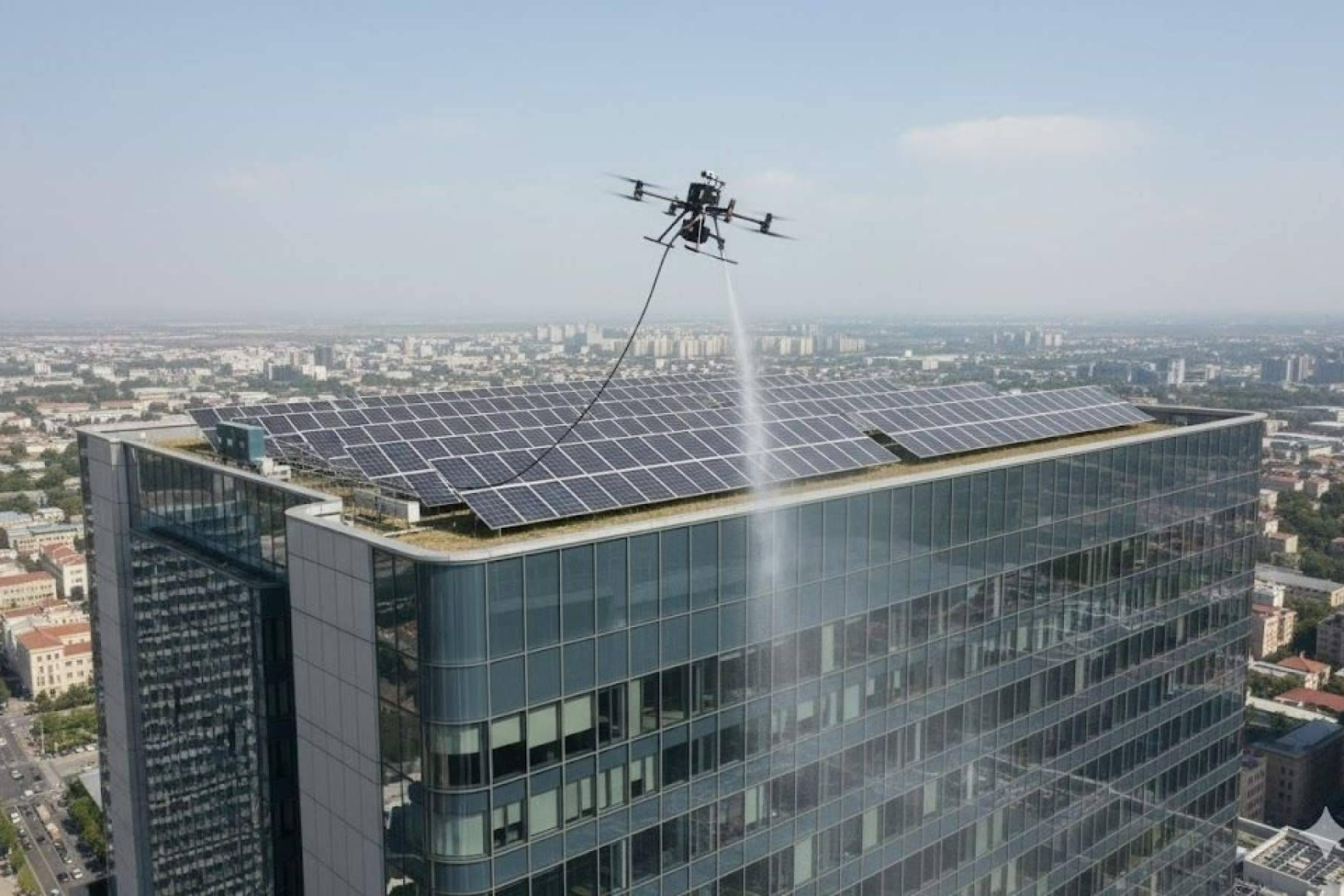 Galvañ Lacados lleva la limpieza de naves a otro nivel gracias al uso de drones