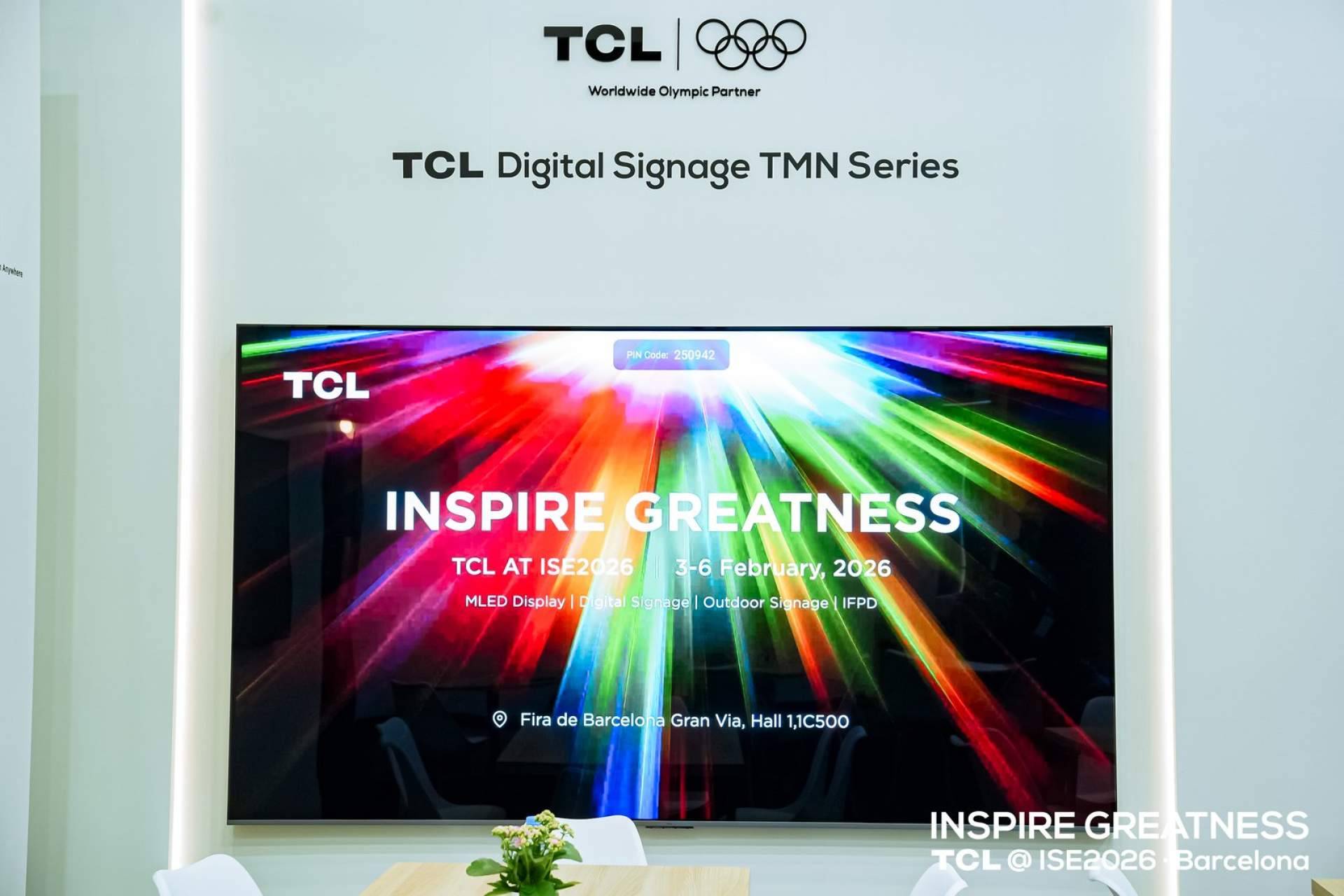 TCL Professional presenta en ISE 2026 soluciones de señalización digital y LED  comercial de nivel olímpico