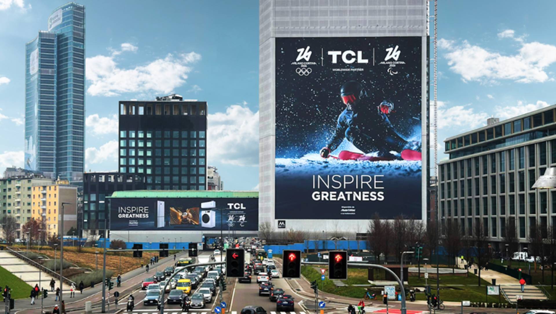 TCL lleva la inspiración a las calles de Italia con una campaña OOH y activaciones de marca inspiradas en los Juegos Olímpicos de Invierno