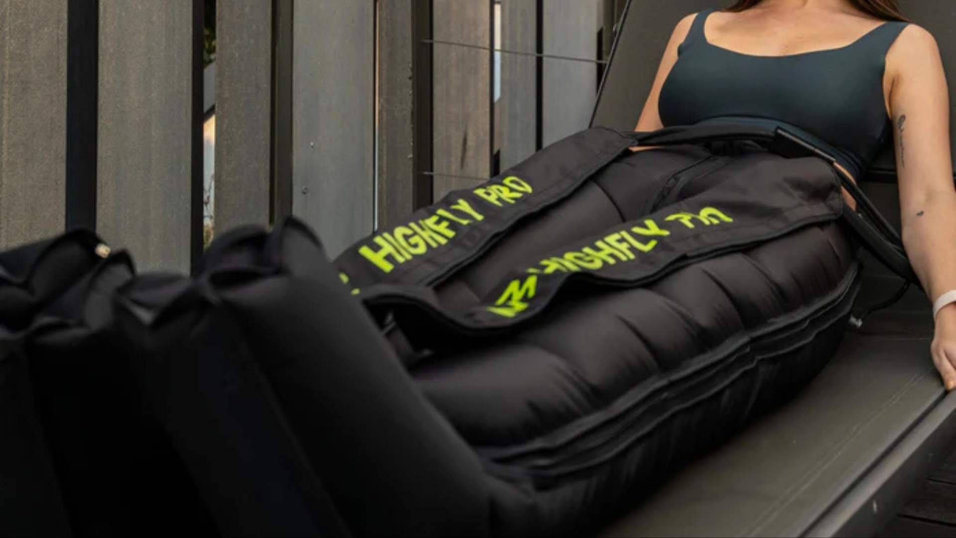 Wellbeinn lleva la recuperación de élite con el pantalón presoterapia Highfly Pro a casa