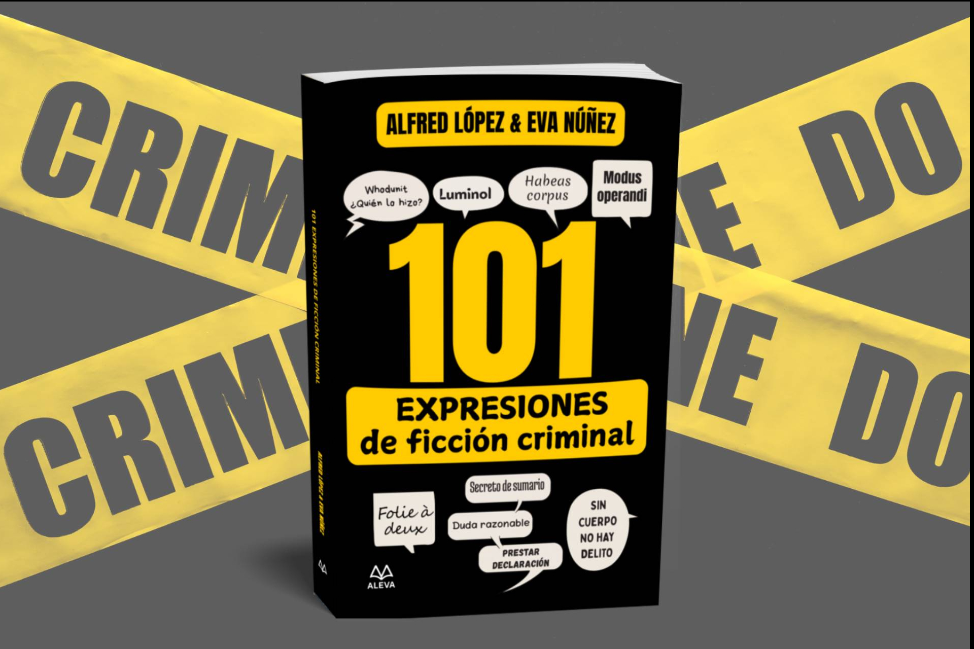 «101 EXPRESIONES de ficción criminal», el libro para fans de novela negra y true crime