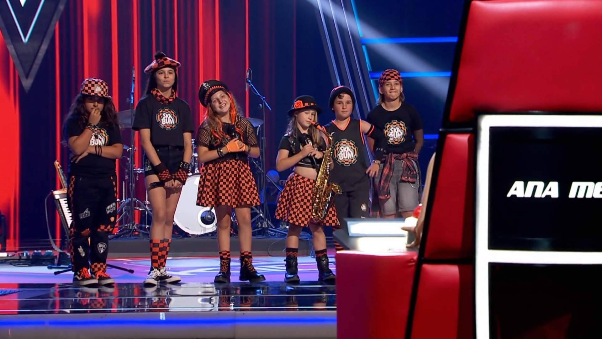 SKABUM arrasa en 'La Voz Kids' y corona a Rock Factory como la cantera musical infantil de España