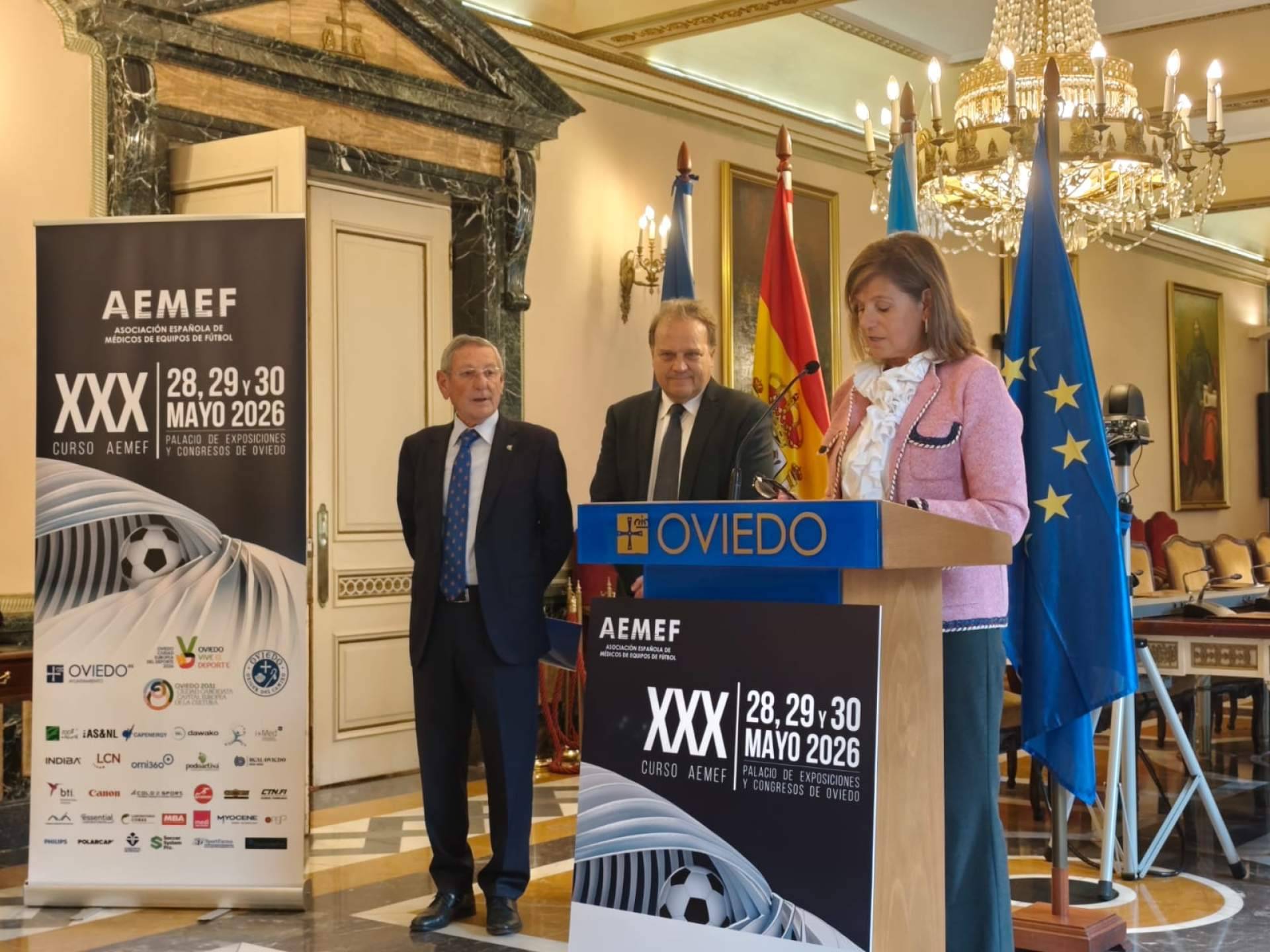 Oviedo acoge el XXX Curso de AEMEF, gran cita internacional de la medicina en el fútbol