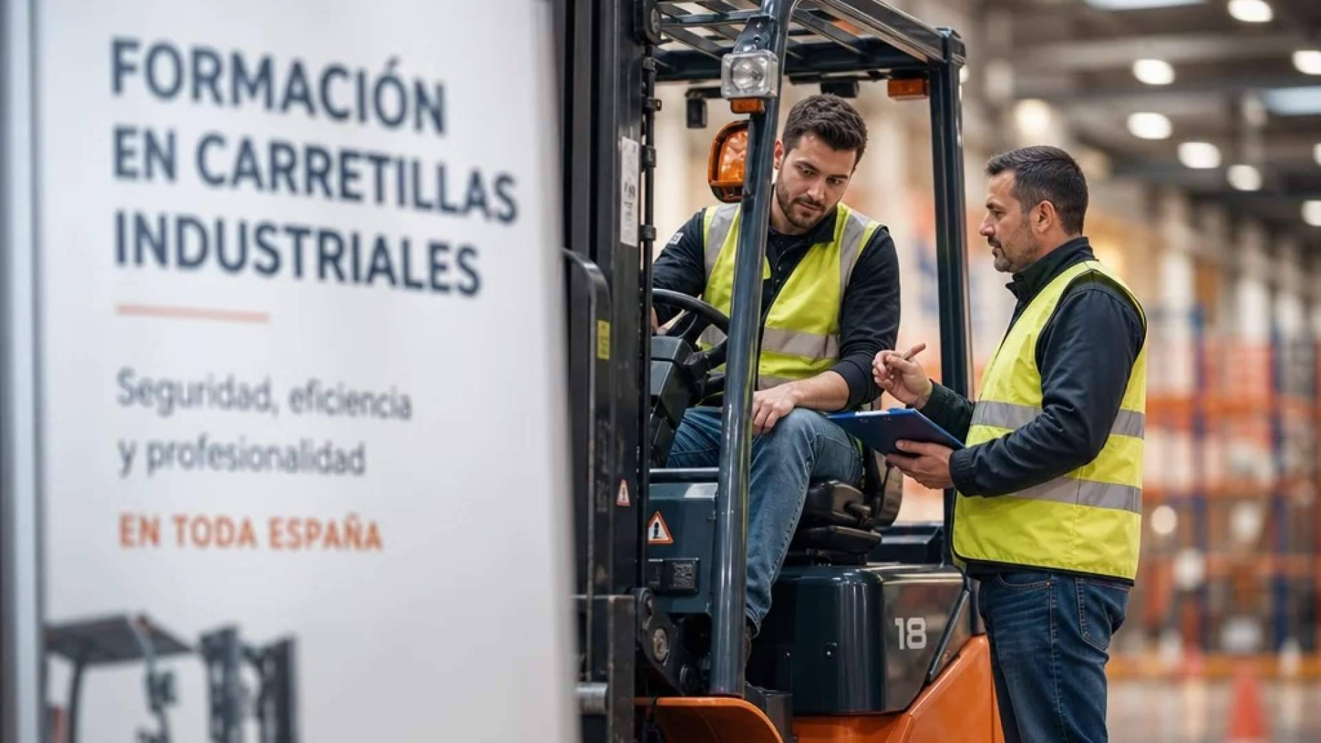 La formación online para carretilleros gana relevancia bajo el respaldo de la normativa española