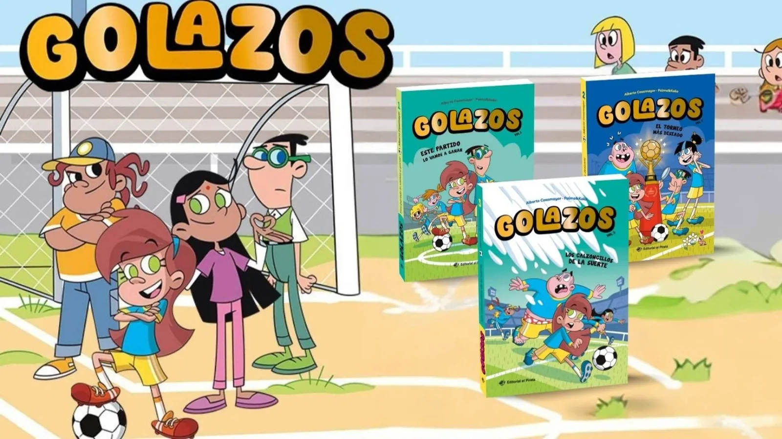 Golazos; libros para pequeños futboleros que viven el Mundial con pasión