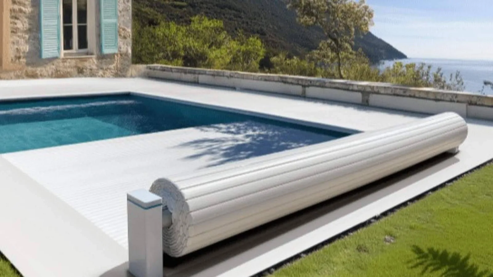 Cubrir la piscina también permite ahorrar agua, energía y tiempo de mantenimiento